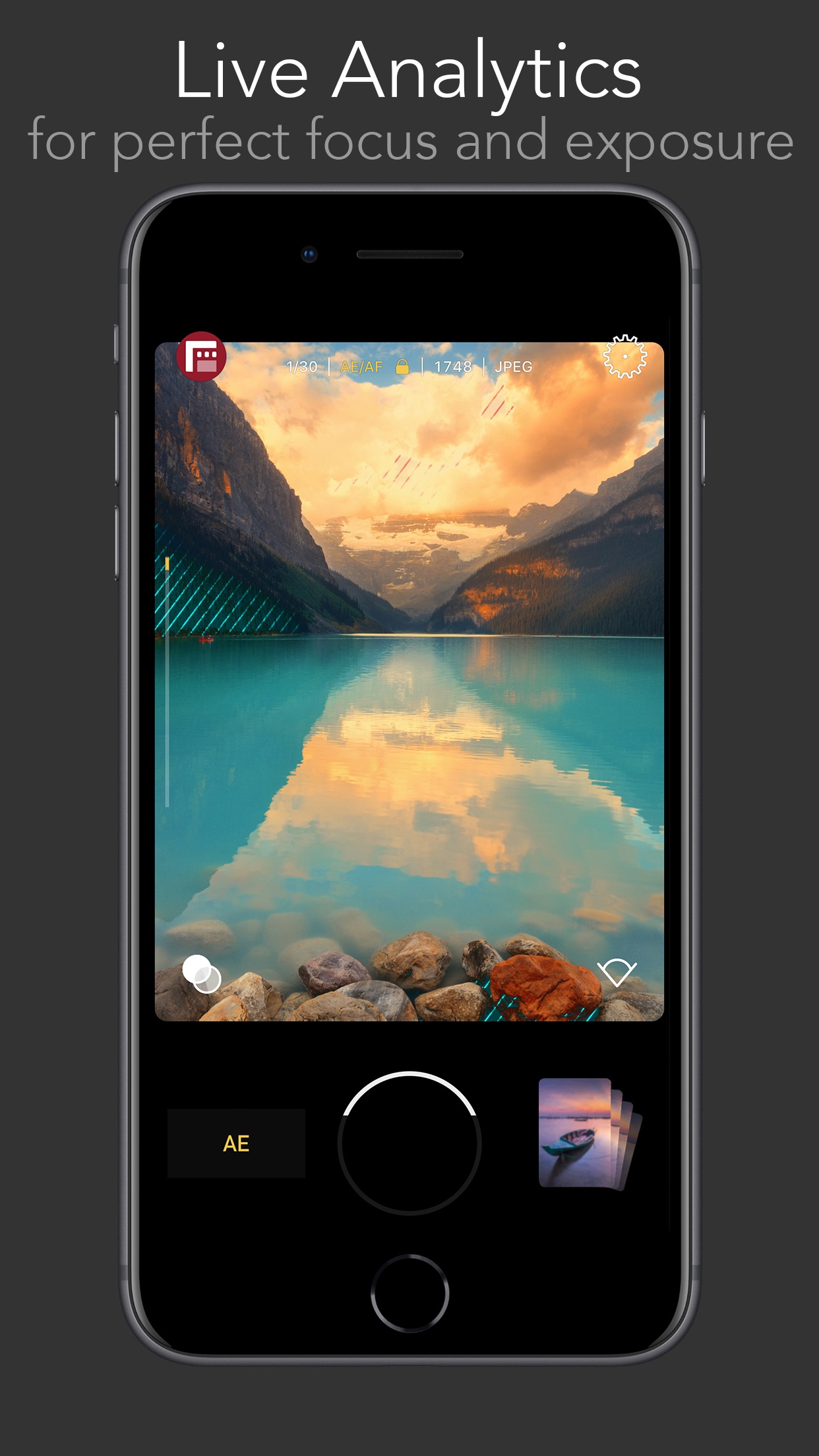Screenshot do app FiLMiC Firstlight: App de foto