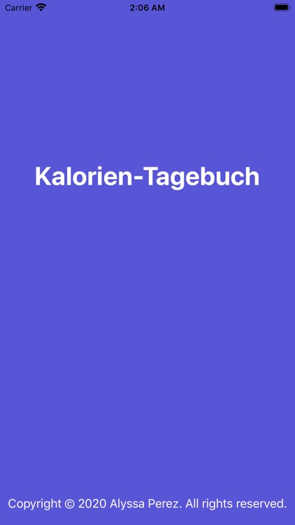 Kalorien-Tagebuch