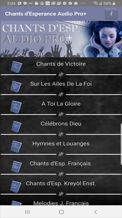 Chants d'Esperance Audio Pro+