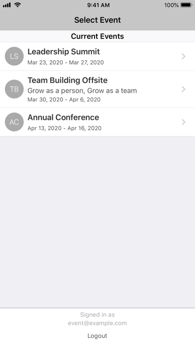 Routes Events App screenshot 3