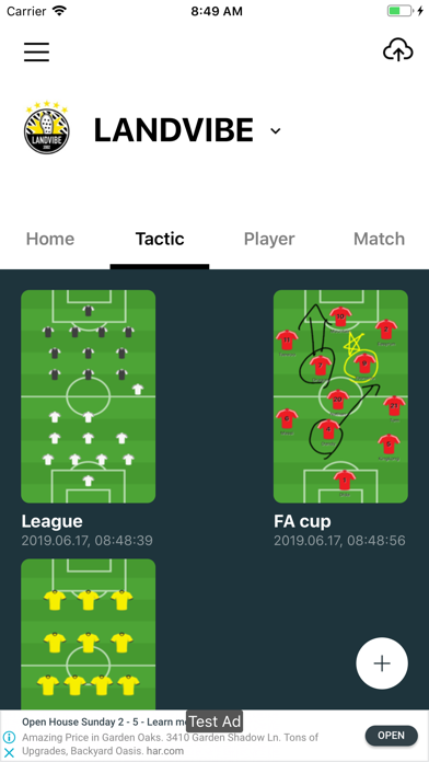 Soccer Board - Manage tactics screenshot 2