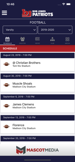 Bob Jones Patriots Athletics(圖5)-速報App