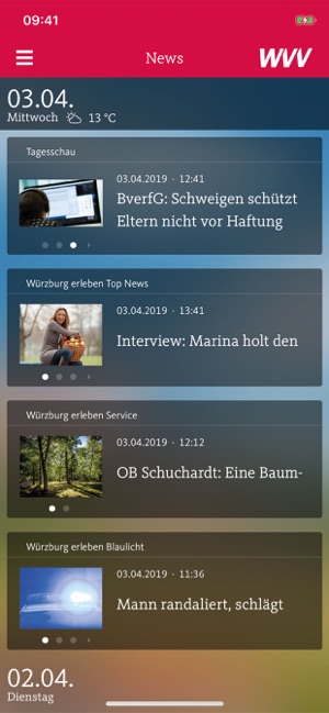 WVV Mein Franken App Würzburg(圖3)-速報App