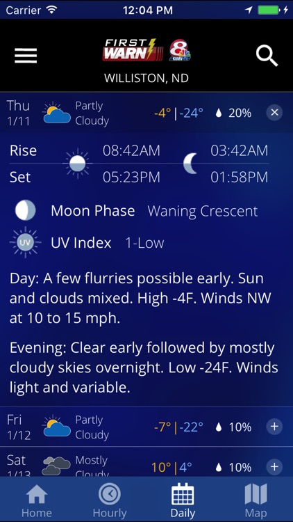 KUMV-TV First Warn Weather screenshot-3