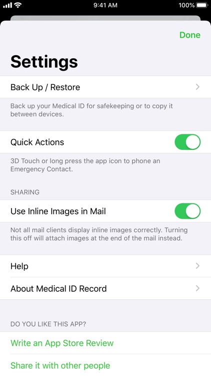 Medical ID Record screenshot-7