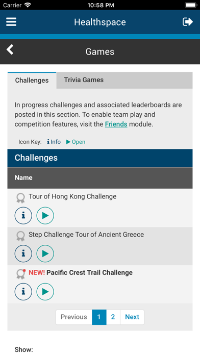 Healthspace screenshot 3