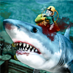 Deep Sea Predator-Man Vs Shark
