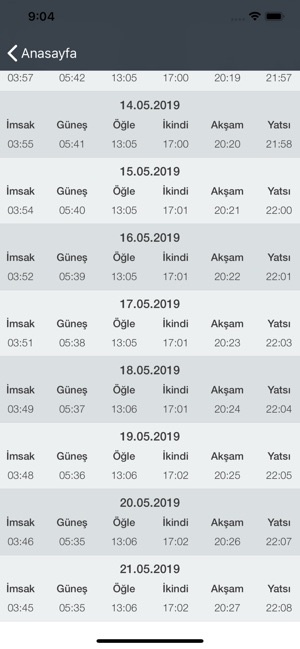 Ramazan İmsakiye 2019(圖4)-速報App