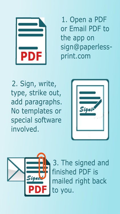 Paperless Print and Sign