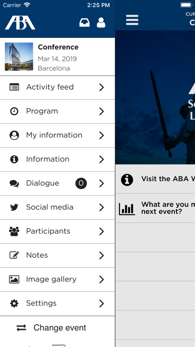 ABA Meetings screenshot 2