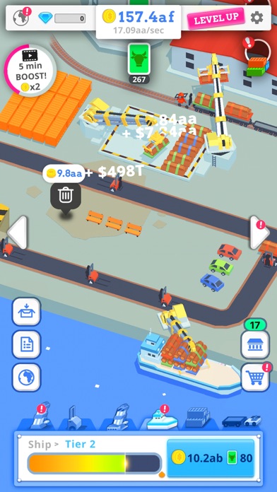 Idle Port - Sea game screenshot 2
