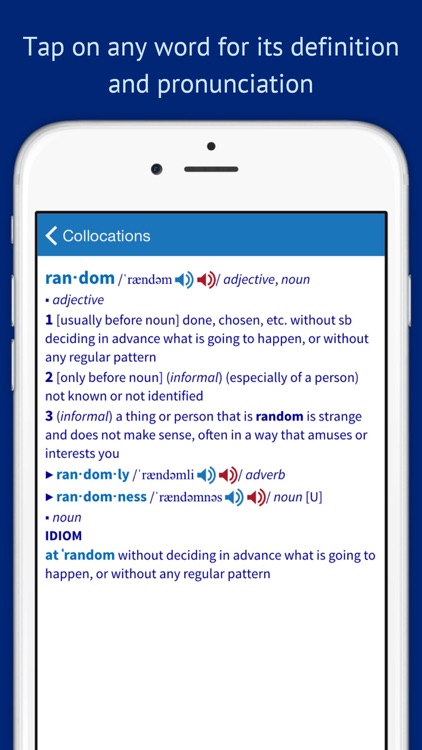 Oxford Collocations Dictionary screenshot-4