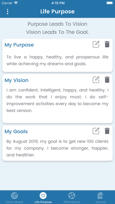 My Vision Board - Goal Setting screenshot 4