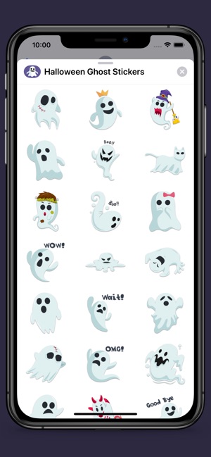 Spooky Halloween Ghost Sticker(圖2)-速報App