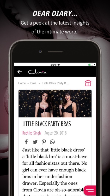 Clovia - Lingerie Shopping App