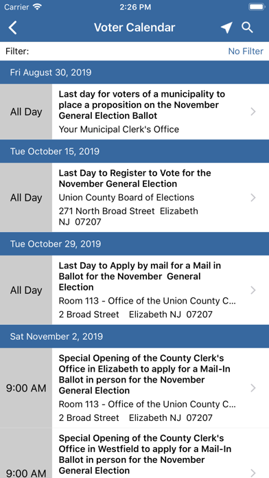 Union County NJ Votes screenshot 2