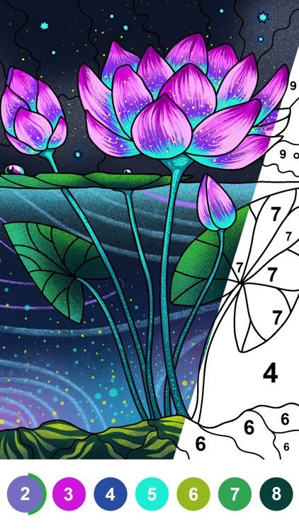 Paint by Number Coloring Games screenshot-0