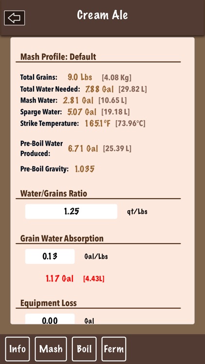 Beer Recipe Calculator screenshot-6