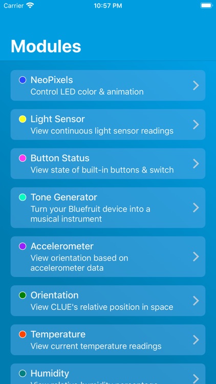 Bluefruit Playground
