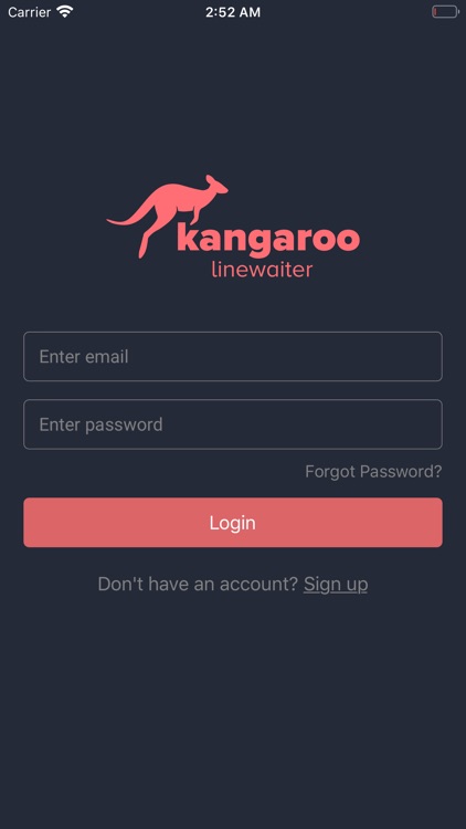 Kangaroo Linewaiter