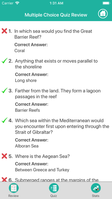 How to cancel & delete Geography : Oceans & Seas from iphone & ipad 3