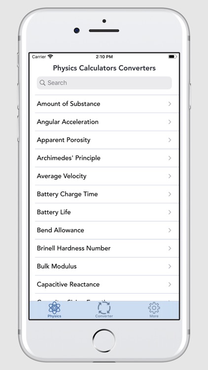 Physics Calculators Converters