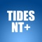 Shows tide times, first/last light times, sunrise/sunset times, moon phases, and heights for over 140 locations