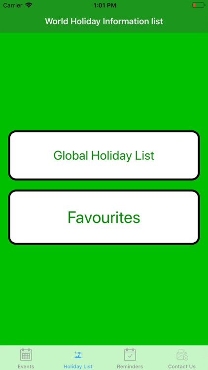 グローバルホリデー情報---- 28元の登録