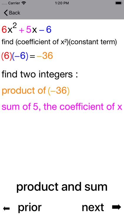 Quadratic Factoring