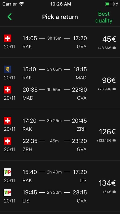 TripAway, Flights Calendar screenshot-4