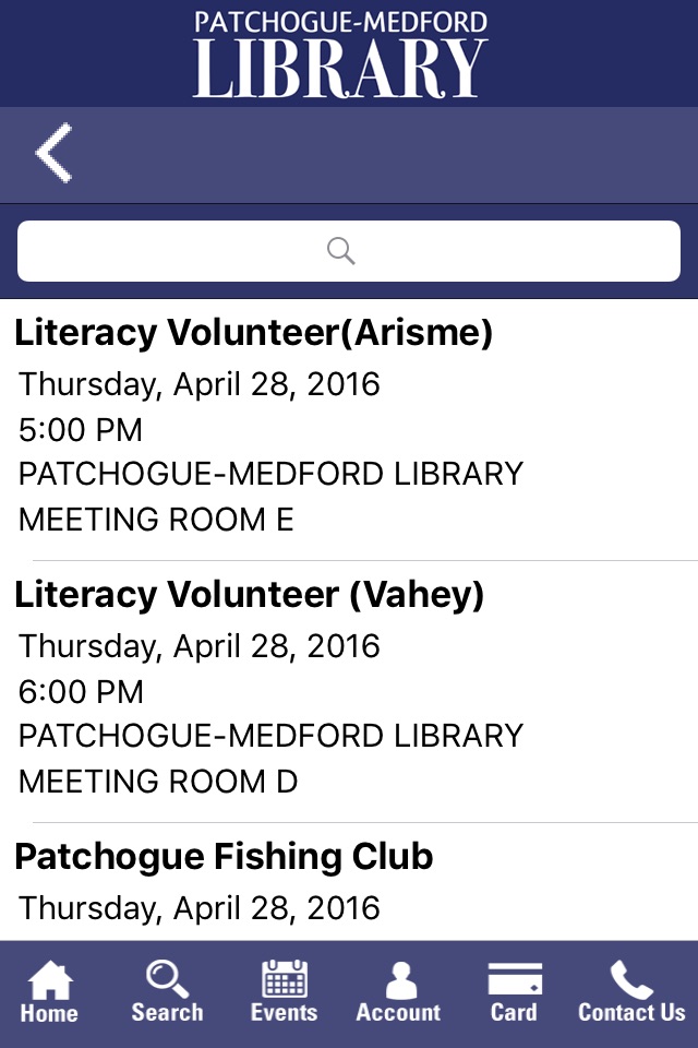 Patchogue-Medford Library screenshot 4