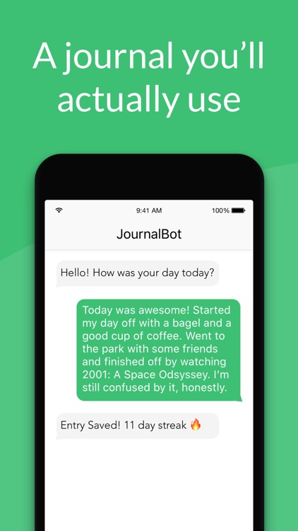 JournalBot: Simple SMS Diary