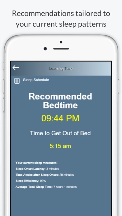 Night Owl - Sleep Coach - Cognitive Behavioral Therapy for Insomnia Screenshot 4