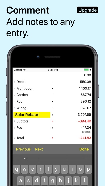 Digits Basic Tape Calculator screenshot-3