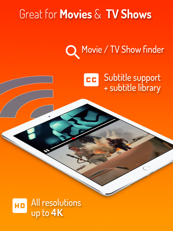 iWebTV for Chromecast, Roku, Fire TV & Airplay - Cast, stream & watch online videos with the best browser screenshot