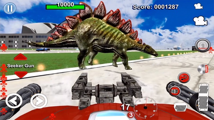 Dino Car Battle-Driver Warrior screenshot-3