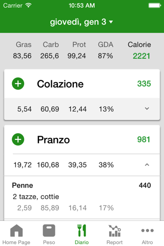 Calorie Counter by FatSecret screenshot 2