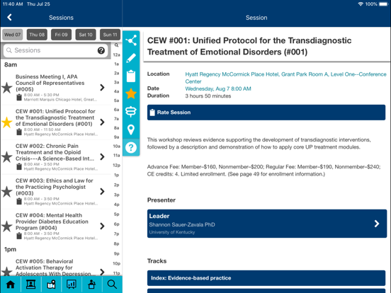 Screenshot #6 pour APA Annual Convention