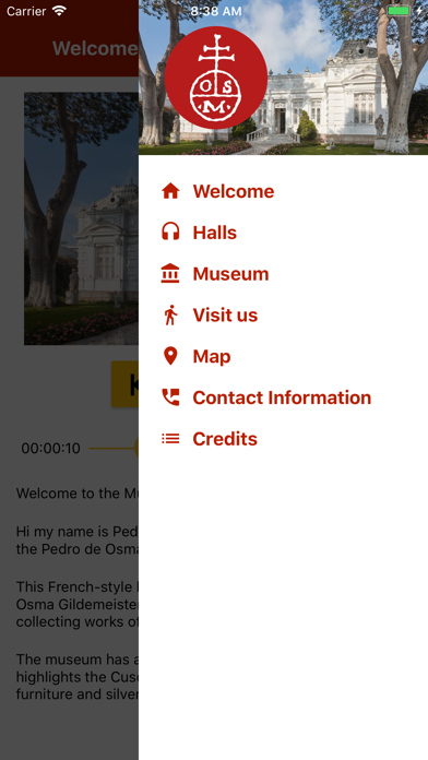 How to cancel & delete Pedro de Osma Museum from iphone & ipad 2