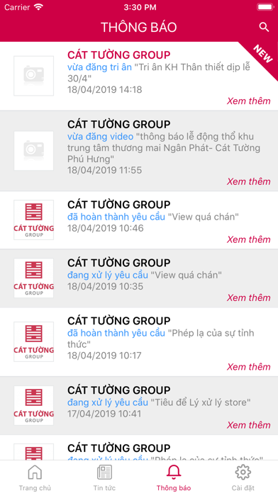 CAT TUONG GROUP CARE screenshot 2