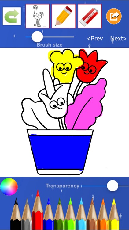 Flower Coloring Drawing book screenshot-4