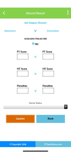 SportLoMo Game Management(圖3)-速報App