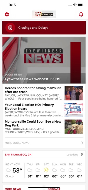 EYEWITNESS NEWS WBRE, WYOU(圖1)-速報App