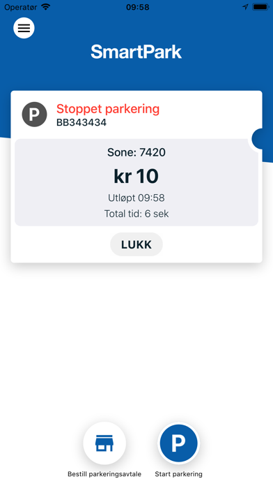SmartPark Parkering screenshot 3