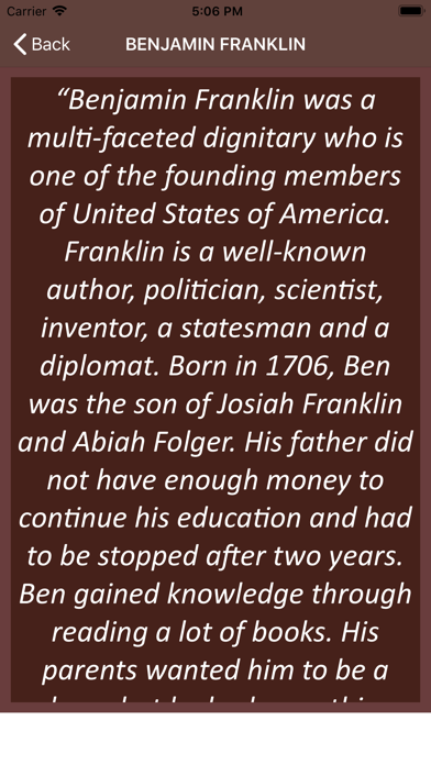 Wisdom of Benjamin Franklin screenshot 4
