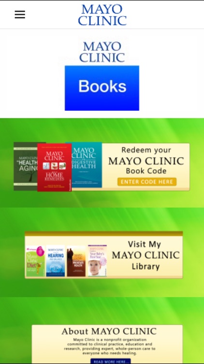 Mayo Clinic Books