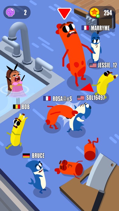 Sausage Wars.io Screenshot 1