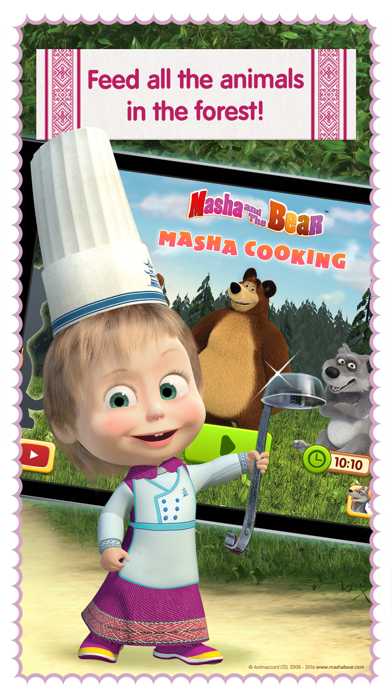 Masha and the Bear: Food Games screenshot 3