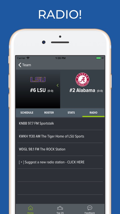 LSU Football Schedules