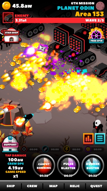 Space War : Idle Clicker screenshot-6